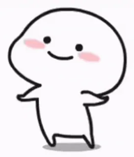 😂 carino, cartone animato, personaggio, semplice, felice telegram sticker