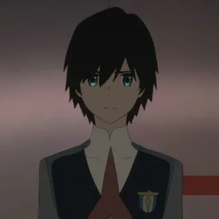 🦋 Hiro Darling in the Franxx Anime, Postać, Hiro, Darling in the Franxx, Animacja telegram sticker