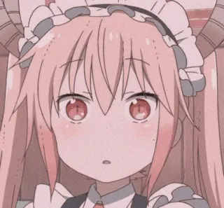 🐉 Tohru Miss Kobayashi's Dragon Maid anime, dragon, maid, tohru, miss kobayashi's dragon maid, kawaii, cute telegram sticker