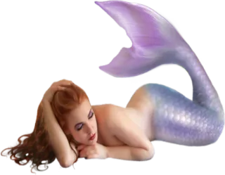 😴 Meerjungfrau, Frau, Fantasy, Meer, Kreatur, Mythisch, Schwanz, Weiblich telegram sticker