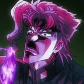 😳 Noriaki Kakyoin JoJo's Bizarre Adventure Anime, Jojo, JoJo's Bizarre Adventure, Kakyoin, Noriaki Kakyoin, Postać telegram sticker