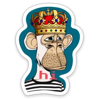Bored Apes whatsapp stickers
