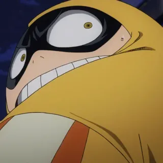 💛 Fat Gum My Hero Academia Anime, Personagem, Fat Gum, My Hero Academia, Herói, Mangá whatsapp sticker