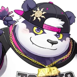 🙂 ALP Panda, Kartun, Karakter, Stiker telegram sticker