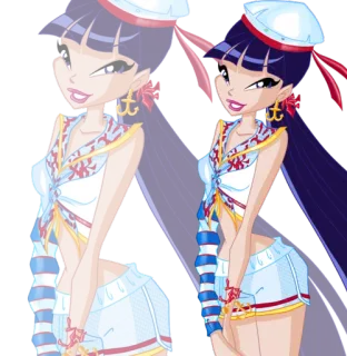 😁 desenho animado, marinheiro, moda, meninas, anime telegram sticker