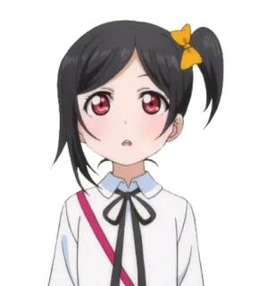 😑 Anime, Ragazza, Cartone animato, Personaggio, Carino telegram sticker