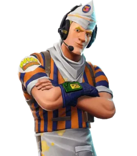 🧐 Beef Boss Fortnite Fortnite, game, nhân vật, skin, Beef Boss, burger, thức ăn nhanh telegram sticker