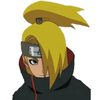 😏 Deidara Naruto Anime, Naruto, Deidara, Kreskówka, Manga telegram sticker
