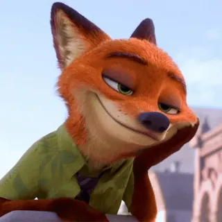 😳 Nick Wilde Zootopia telegram sticker