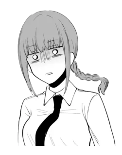 😨 anime, manga, shocked, expression, worried telegram sticker