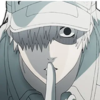 🩸 Neutrophil Cells at Work! Anime, Les Brigades Immunitaires, Neutrophile, Globule blanc, Personnage, Manga telegram sticker