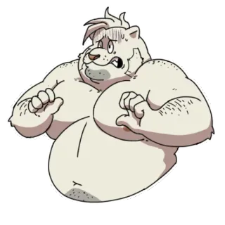 😱 cartoon, bear, animal, character, scared telegram sticker