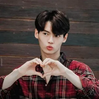 ❤ homme, cœur, amour, asiatique telegram sticker