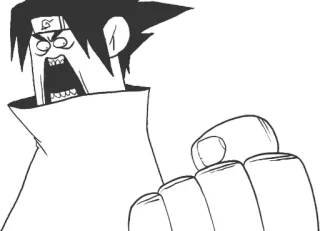 👊 Sasuke Uchiha Naruto anime, manga, angry, sasuke, naruto, uchiha telegram sticker