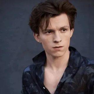 ⚙ Tom Holland Tom Holland, actor, celebridad, retrato whatsapp sticker