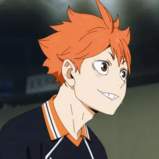 🧡 Hinata Shoyo Haikyuu Anime, Haikyuu, Hinata Shoyo, Anime Sportif, Volley-ball, Sticker Personnage telegram sticker