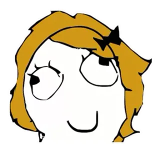 ® Meme, Meme da internet, Expressão, Rosto, Presunçoso, Desenho animado telegram sticker