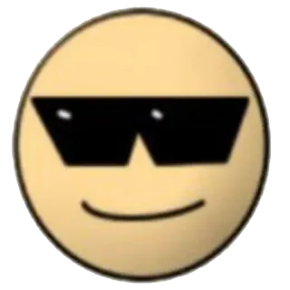 😎 Emoji, Cool, Lunettes de soleil whatsapp sticker