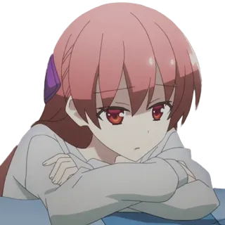 😖 Anime, Cô gái, Dễ thương, Tsukasa, Tonikaku Kawaii telegram sticker