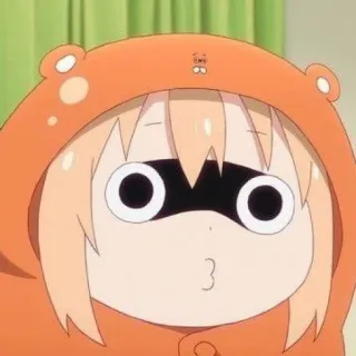 🍊 Umaru Doma Himouto! Umaru-chan anime, umaru, cute, hoodie, chibi telegram sticker