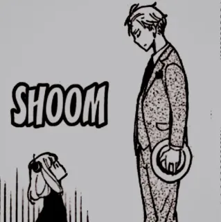 🥜 Anya Spy x Family SHOOM Anya Forger, Spy x Family, Loid Forger, Anime, Manga, Naklejka telegram sticker