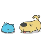 😼 собака, кошка, милый, мультфильм, животное, питомец whatsapp sticker