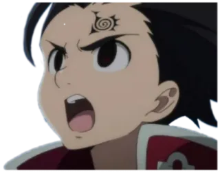 😡 Estarossa Seven Deadly Sins อนิเมะ, ปีศาจ, เอสทารอสซา, โกรธ, บาป 7 ประการ telegram sticker