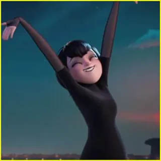 😂 Mavis Dracula Hotel Transylvania Mavis, Hôtel Transylvanie, vampire, dessin animé, animation, personnage telegram sticker