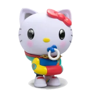 🥺 Hello Kitty игрушка, пародия, оружие, поп-культура, искусство, дизайн telegram sticker
