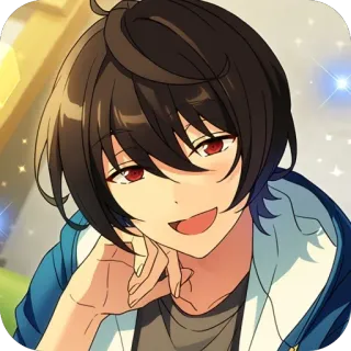 🫥 Anime, Menino, Homem, Retrato, Desenho animado, Personagem, Arte whatsapp sticker