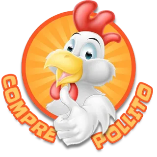 🧐 COMPRE POLLITO pollo, pollame, cibo, pubblicità, spagnolo, comprare, cartone animato, animale telegram sticker