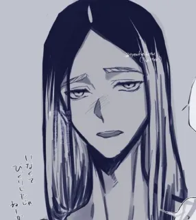 😟 いなくて
びっくりした
ねー? Anime, Manga, Personnage, Triste telegram sticker