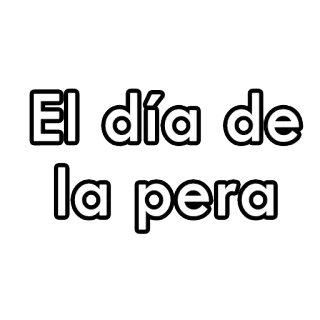 🍐 El día de la pera испанский, день, груша telegram sticker