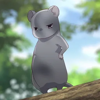 🐭 Nezumi Fruits Basket anime, mouse, cute, nezumi, fruits basket telegram sticker