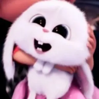 🐰 Snowball The Secret Life of Pets coelho, coelhinho, fofo, animal, desenho animado, animal de estimação whatsapp sticker