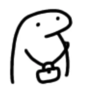 🌟 Stickman stick figure, drawing, cartoon whatsapp sticker