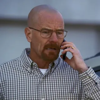🧪 Walter White Breaking Bad Walter White, Breaking Bad, Heisenberg, Bryan Cranston, character, TV show telegram sticker