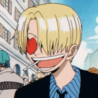😍 Sanji One Piece Sanji, One Piece, Anime, Manga, Charakter, Cartoon telegram sticker