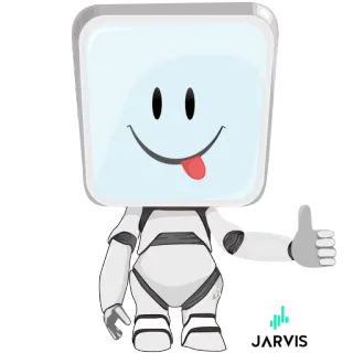 😋 Roboter, Sticker, Figur, Cartoon, Künstliche Intelligenz, Smiley whatsapp sticker