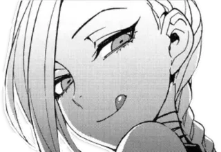 😏 アニメ, 女の子, 可愛い, マンガ, 舐める telegram sticker