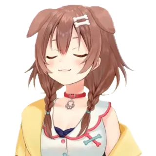 😌 Inugami Korone Anime, Hund, Vtuber, Süß, Korone, Inugami telegram sticker