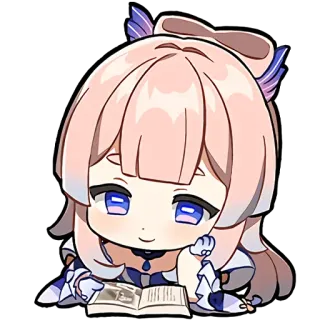 Набор Паймон 9 @nyasticks telegram stickers