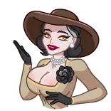 Lady Dimitrescu telegram stickers