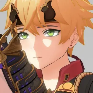 🐕 Thoma Genshin Impact アニメ, ゲーム, 原神, トーマ, キャラクター telegram sticker