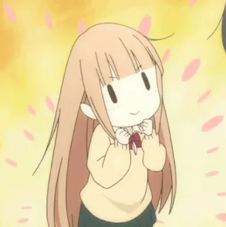 🥕 Anime, niedlich, Mädchen, Cartoon, kawaii, Chibi whatsapp sticker