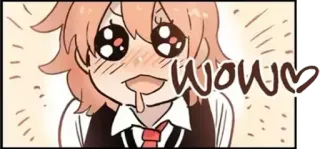 😃 WOW Anime, Manga, Mono, Ojos, Wow telegram sticker
