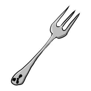 🍴 tenedor, cubiertos, cocina, comida, utensilio telegram sticker