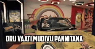 ๐ ORU VAATI MUDIVU PANNITANA whatsapp sticker