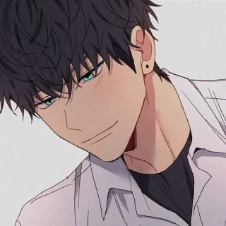 💍 アニメ, イケメン, 男, 男の子, 人, キャラクター telegram sticker