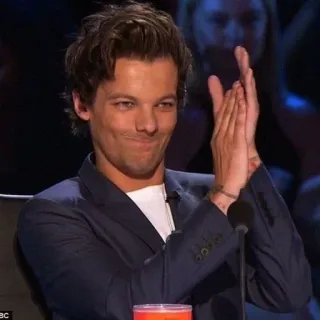 👏 Louis Tomlinson ミュージシャン, 歌手, 有名人, 拍手, 男性 telegram sticker